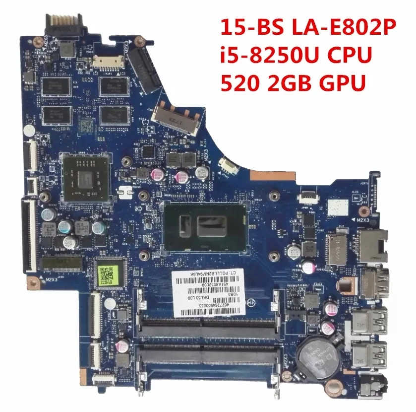 Оригинальная материнская плата для ноутбука HP 15-BS 934910-001 934910-601 DKL50 LA-E802P с