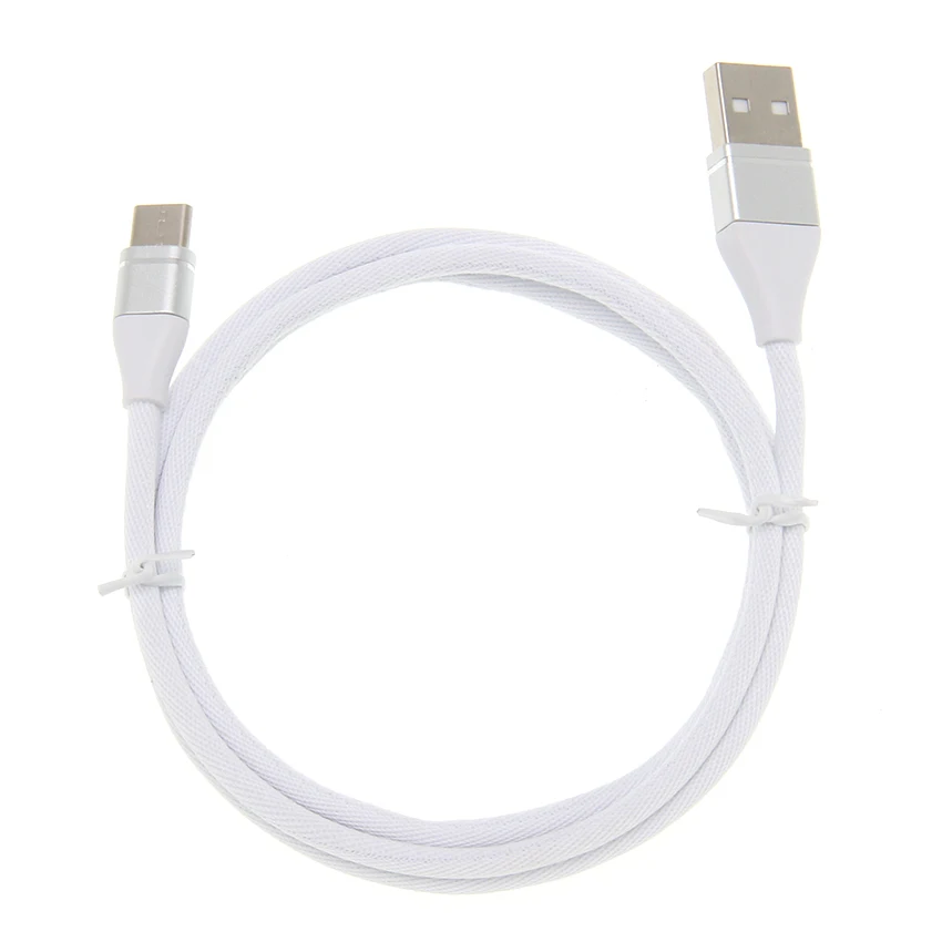 Нейлоновый плетеный кабель USB Type C 1 м 2 3 для передачи данных Syn зарядки Samsung S10 Xiaomi mi9