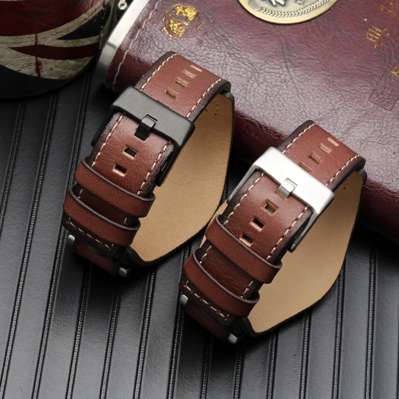 High quality watchband 24mm men watch strap cowhide bracelet For Fossil watchband JR1156 JR1157