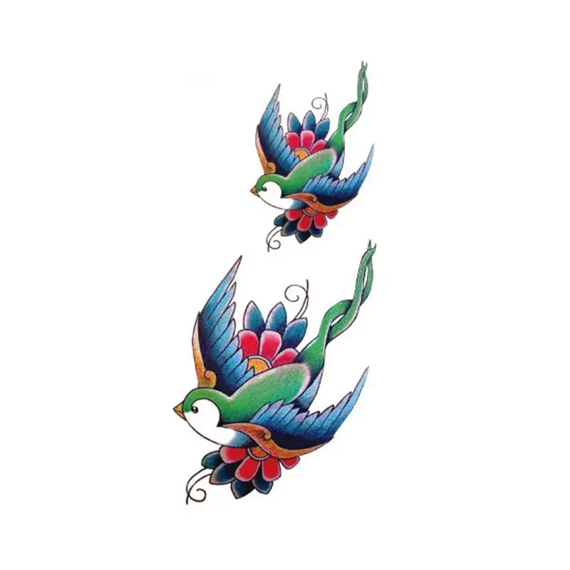 1 шт. водостойкие временные тату наклейки в виде совы|Временные тату| |