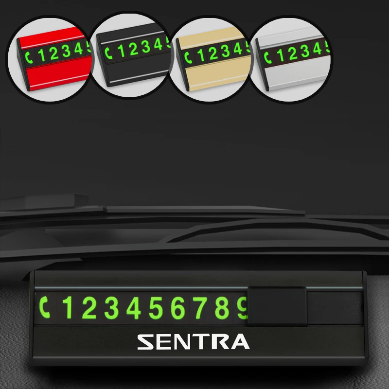 Car Temporary Parking Number Plate Sign Moving Telephone Metal Stop For Nissan Sentra | Автомобили и мотоциклы