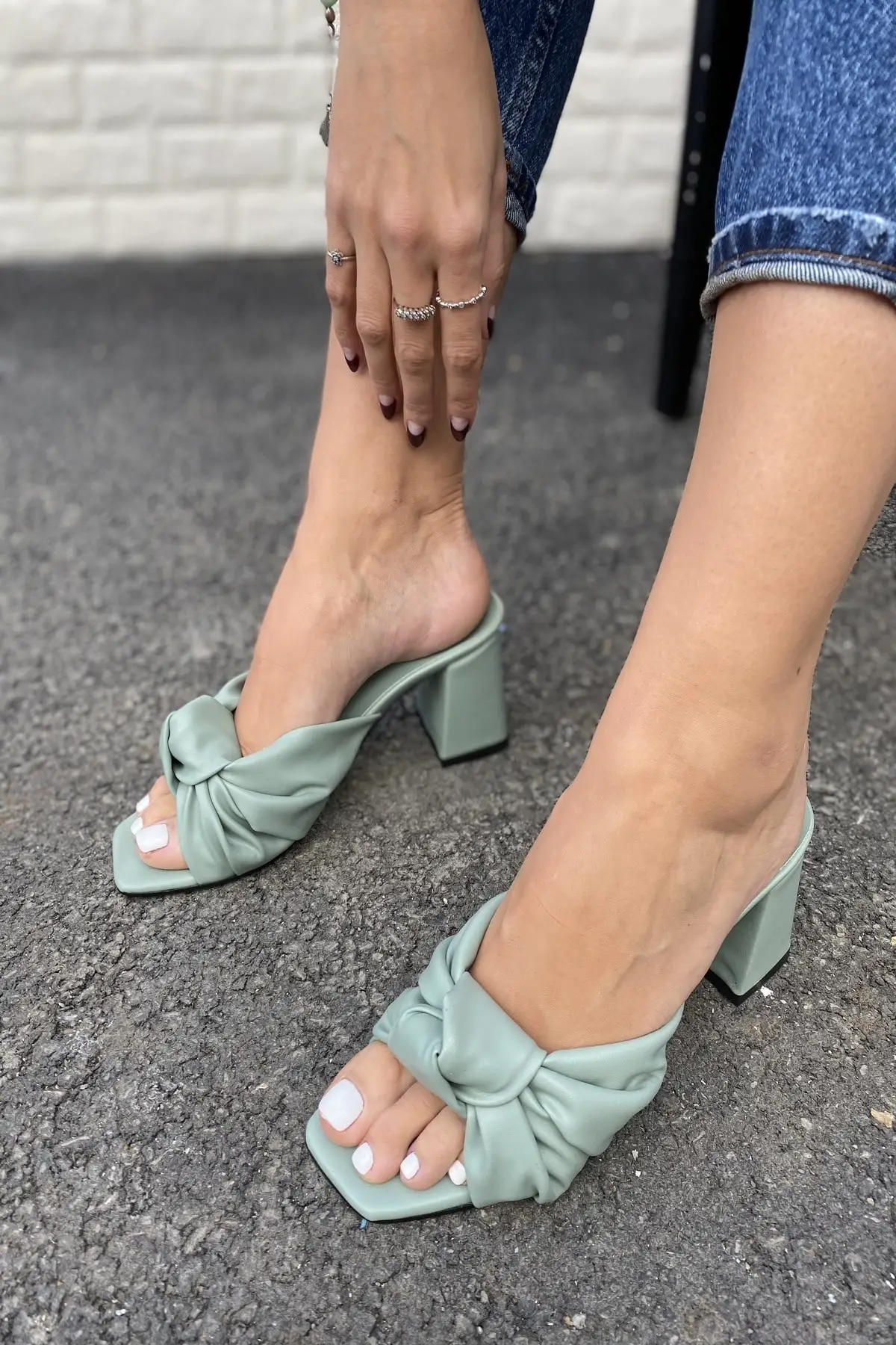 Сандалии женские на шпильке 7 см искусственная кожа туфли-лодочки стильная обувь