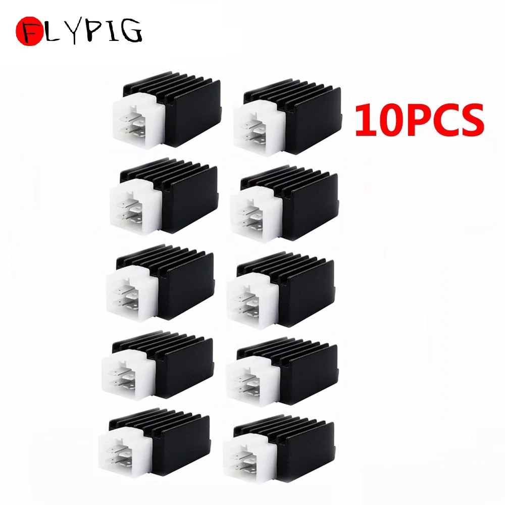 12v 4 контактный регулятор напряжения Выпрямитель GY6 QMB139 50cc 70cc 90cc 110cc 125cc 150cc Go kart
