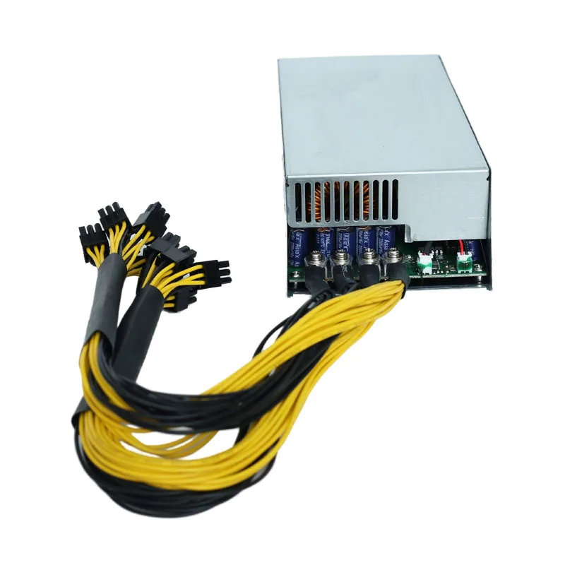 Блок питания Antminer Bitmain 2000 Вт 6PIN T9 ETH PSU antminer S9 S7 L3 BTC LTC DASH блок для майнинга |