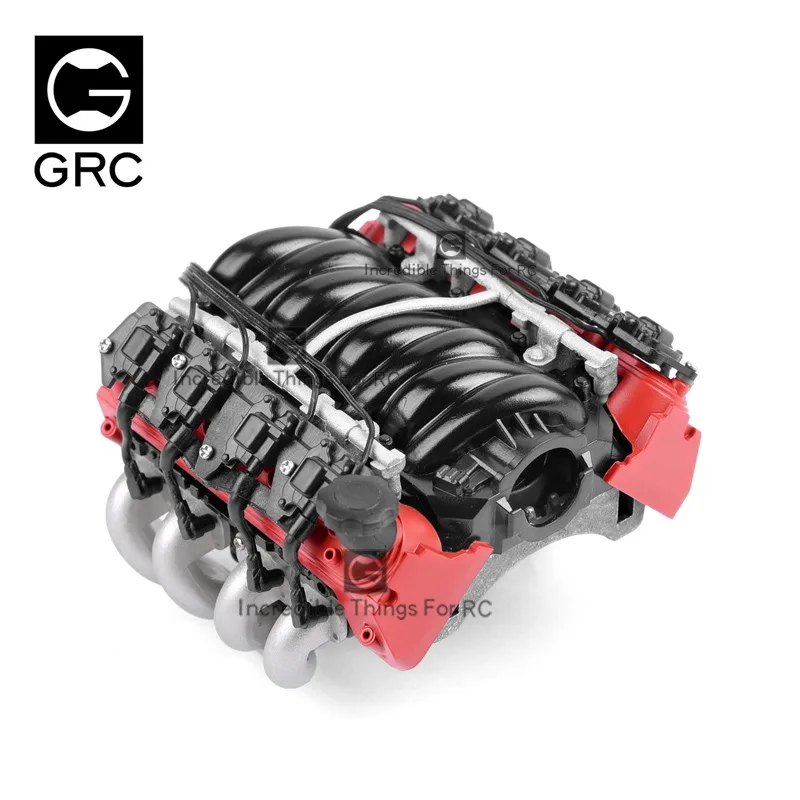 GRC RC автомобиль LS7 V8 имитирует двигатель двигателя Охлаждающие вентиляторы