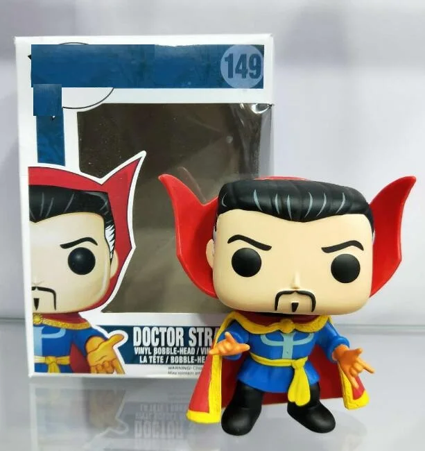 149 withbox Поп Marvel Доктор Стрэндж 169#, 161# виниловые фигурки куклы Brinquedos Доктор Стрэндж Коллекционная модель украшение автомобиля вентиляторы игрушки - Цвет: 149 withbox