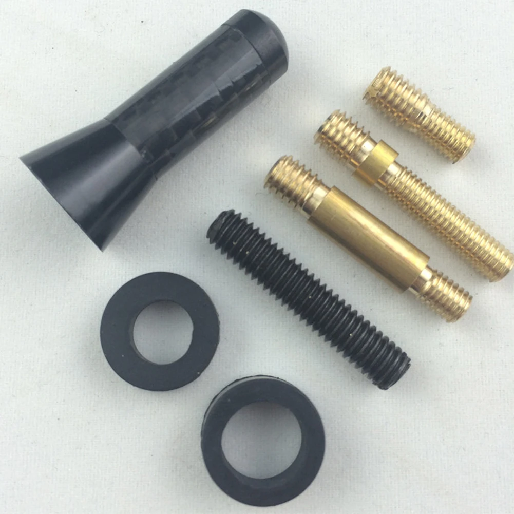 3.5 Cm Accessories Roof Screws Radio Aerial Carbon Fiber Short Signal Enhance Universal Auto Styling FM Car Antenna Replacement |