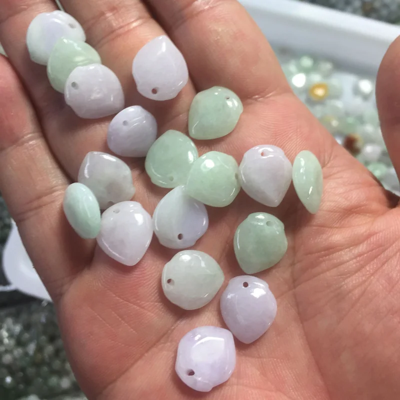 3 шт. DIY серьги из натурального бирманского нефрита кулон ожерелье класса А резной