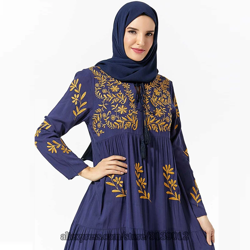 

Abaya Turkish Dresses Islamic Malaysia Muslim Hijab Dress Abayas For Women Kleding Robe Musulmane Kaftan Dubai Islam Clothing