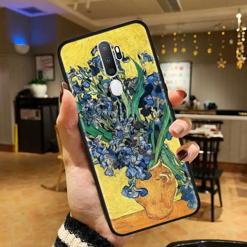 

Van Gogh Starry Sky Case For Oppo A5 A9 A52 A72 A92 F11 Find X2 Ace A53 Reno3 4 Pro A32 A73 A93 A33 2020 Back Cover Coque Funda