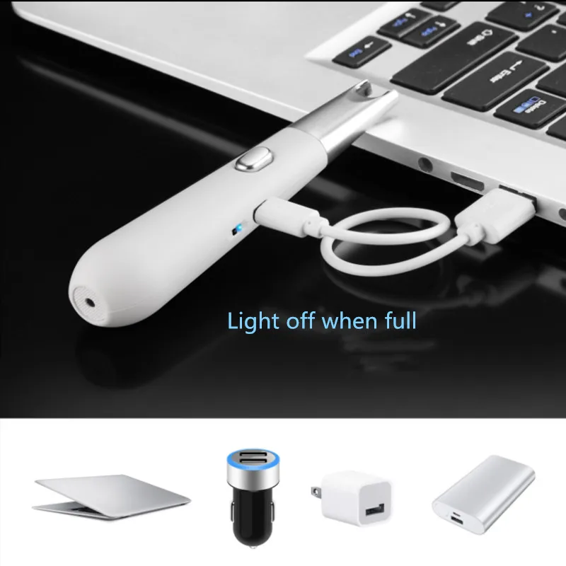 Ветрозащитная Зажигалка для барбекю USB дуговая кухни зажигалка с подзарядкой от