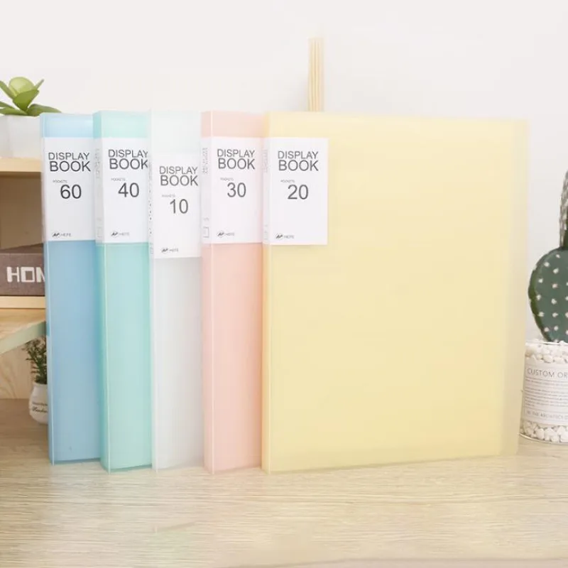 1 шт. A4 дисплей книга 20/40/60 папка банк офис страница файл сумка Вставить рабочее