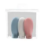 3 шт. 60 мл портативные диспенсеры для мыла Nordic Syle дорожные многоразовые бутылочки косметический шампунь гель для душа дорожные сжимаемые бутылочки набор