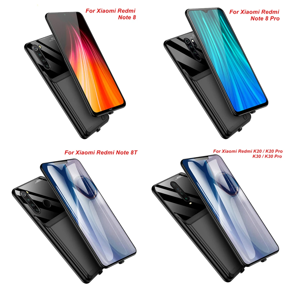 Чехол для зарядного устройства на 10000 мА · ч Xiaomi Redmi Note 8T 8 Pro K20 K30 внешний резервный