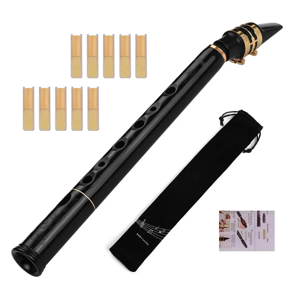 HiXing C Key Мини карманный саксофон Sax ABS материал с мундштуками 10 шт тростники сумка