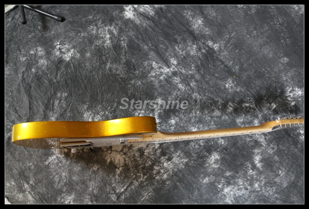 TL Custom Shop электрическая гитара T ER6 золотые верхние струны через