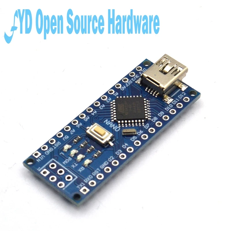 5PCS Nano 3.0 controller compatible for arduino nano CH340 USB driver without cable | Электронные компоненты и