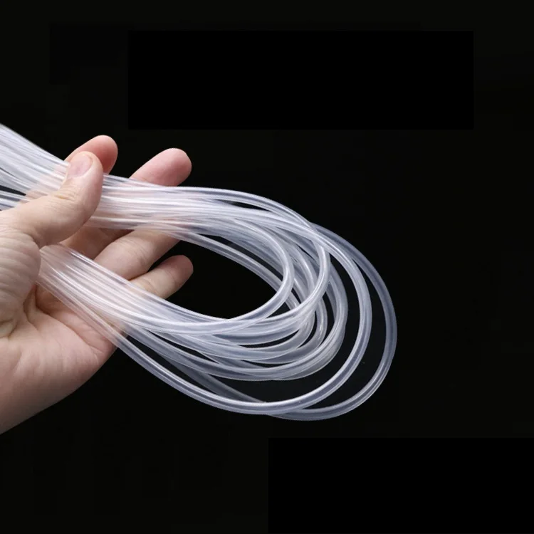 

Transparent Flexible Silicone Tube ID 8mm x 11mm OD Food Grade Non-toxic Drink Water Rubber Hose Milk Beer Soft Pipe Connect