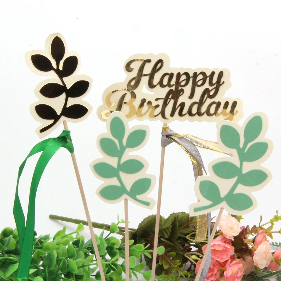 1 комплект топпер для торта с изображением животных и кактусов | Дом сад