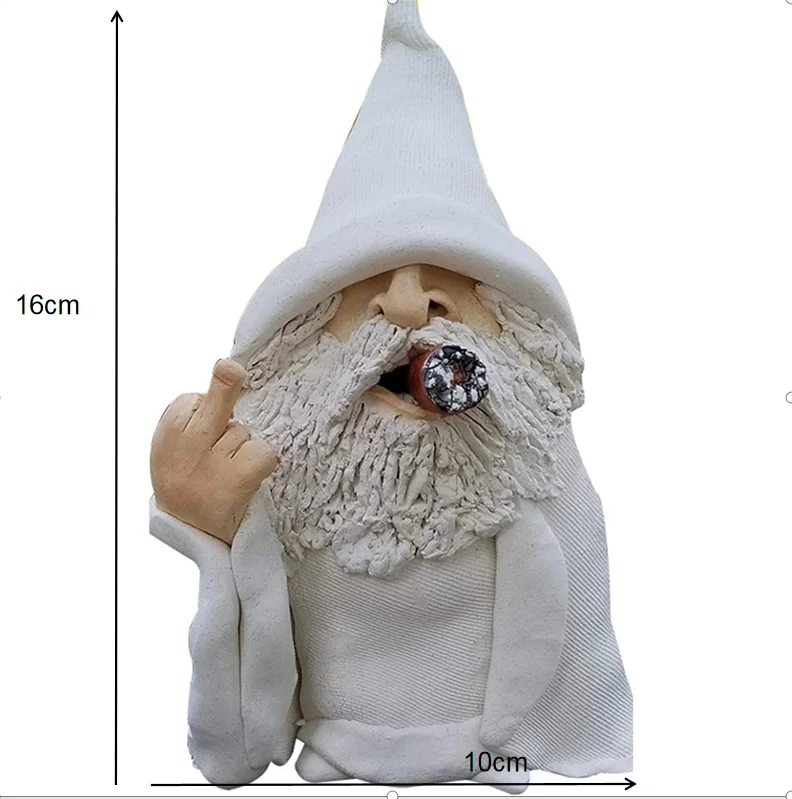 

Garden 3D Decoration Dwarf Resin Crafts Miniature Outdoor Decorative Ornaments Big Tongue Gnome Naughty Figurines Home #M