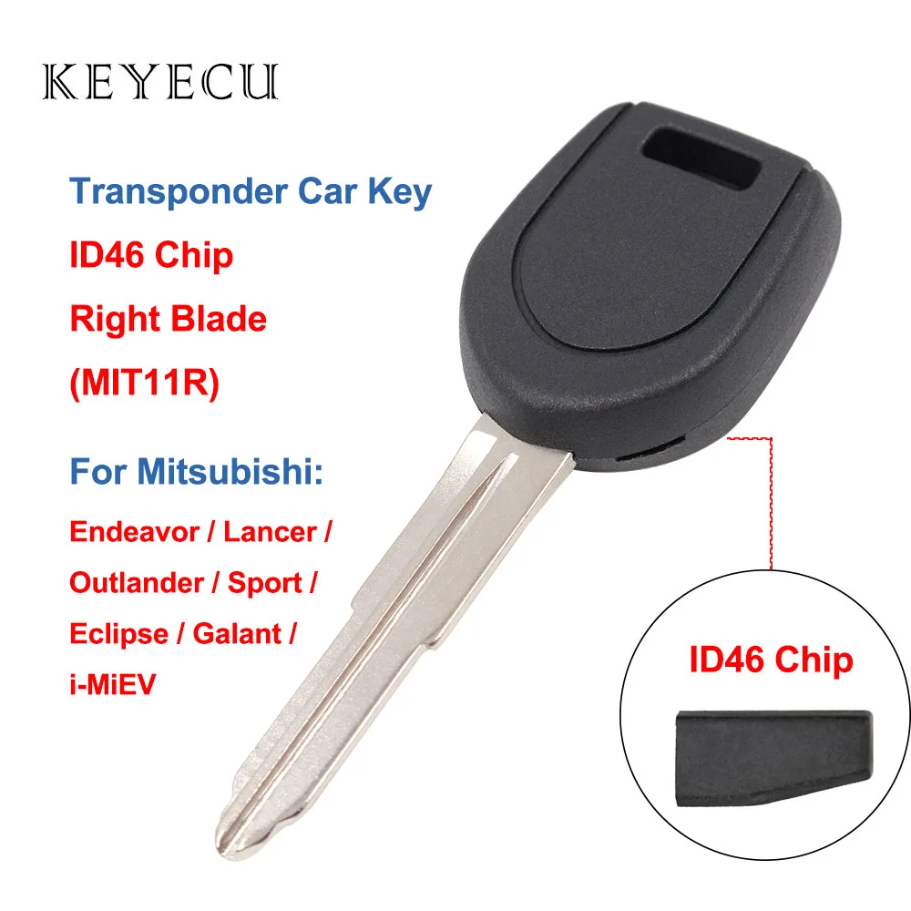 

Ключ зажигания Keyecu с чипом ID46 для Mitsubishi Endeavor, Lancer, Outlander, Sport, Eclipse, Galant, i-MiEV