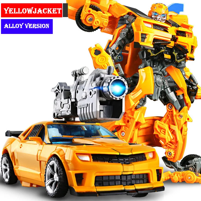 Трансформер Игрушка 5 Модель Оптимус Прайм Авторобот Шершень Воин Динозавр Фигурка Сплавное Издание Детский Рождественский Подарок