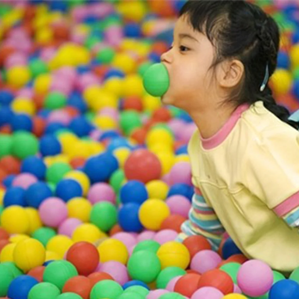 200 шт./лот мягкие пластиковые шарики экологически чистые цветные водяной шар для