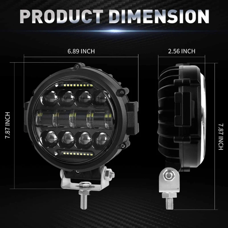 Круглсветодиодный светодиодные фасветильник рабочего освещения 60 Вт
