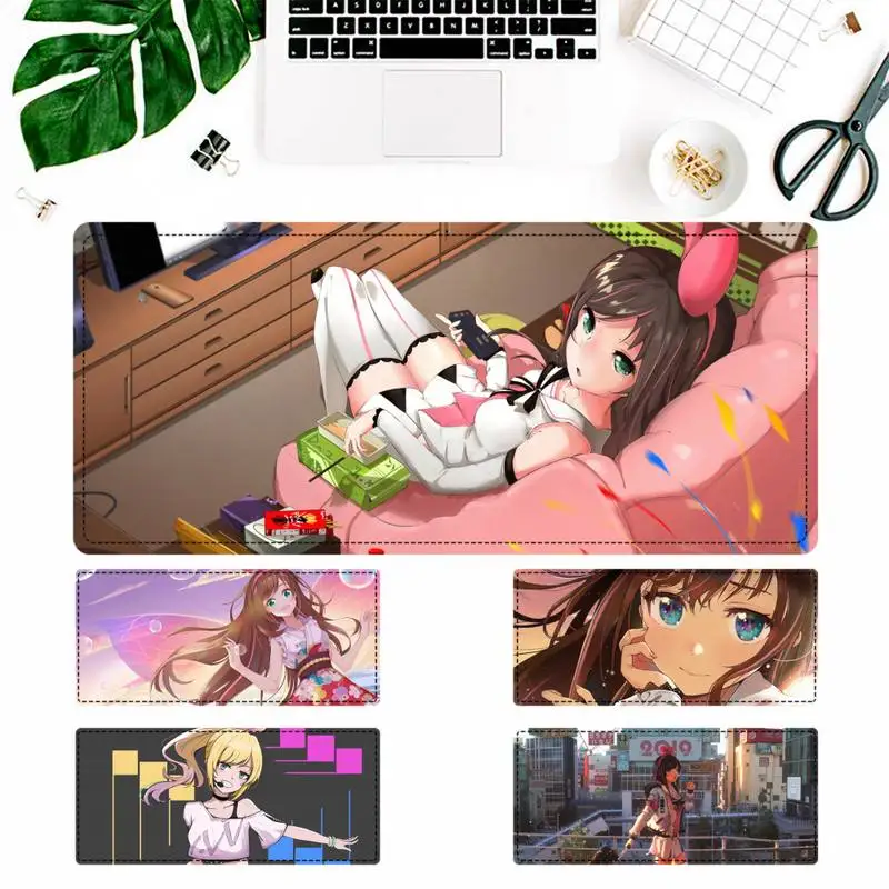 

Funny Kizuna AI Mouse Pad Gaming MousePad Large Big Mouse Mat Desktop Mat Computer Mouse pad For Overwatch