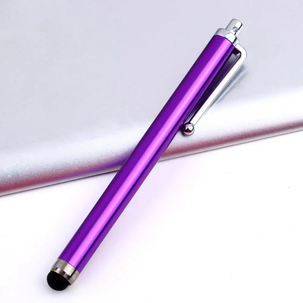1PC penna capacitiva stilo in metallo Touch Screen penna disegno penna per iPhone iPad per Xiaomi Samsung Huawei per PC Smart Phone Tablet