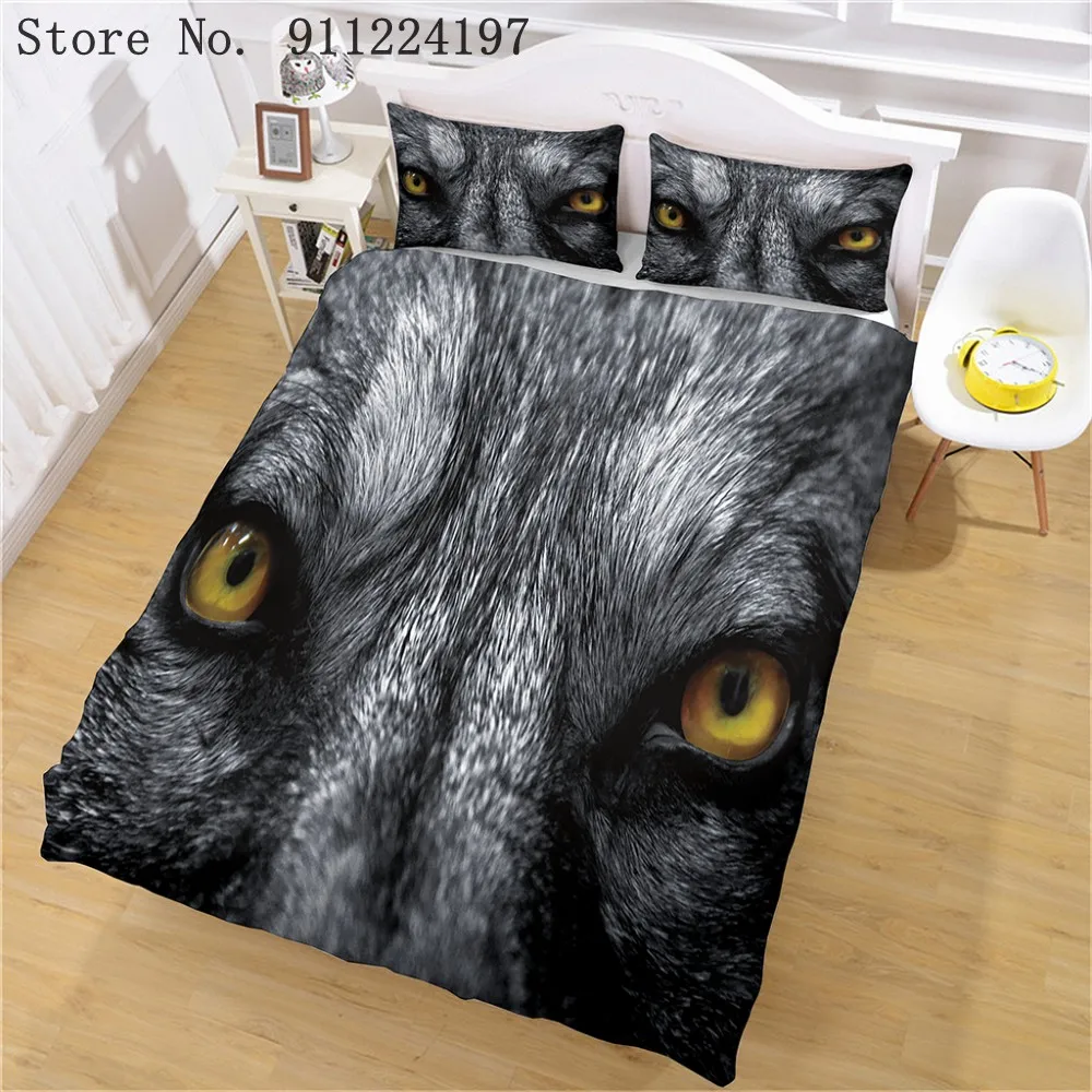 Животное Лошадь постельное белье одеяло Постельное 3D рисунком милого мишки 2/3 шт.