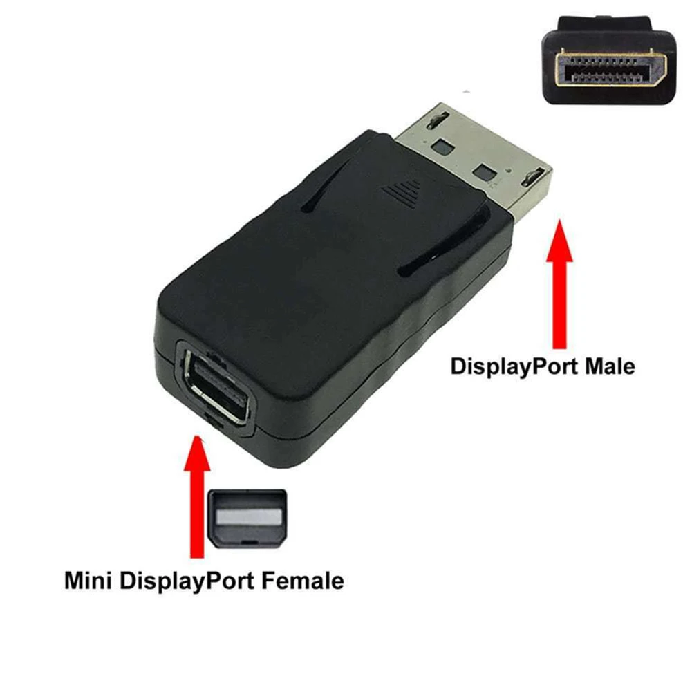 

High Quality DP DisplayPort Male To Mini DisplayPort Thunderbolt Female Connector Adapter Monitor 10.8Gpbs QXGA 2560*1600