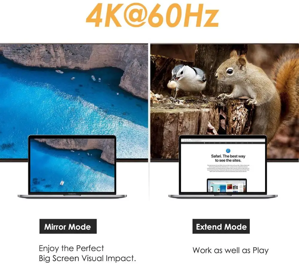 USB C для Mini DisplayPort 4K @ 60Hz кабель типа DP Adapter (не адаптер Thunderbolt) совместимый с MacBook Pro |
