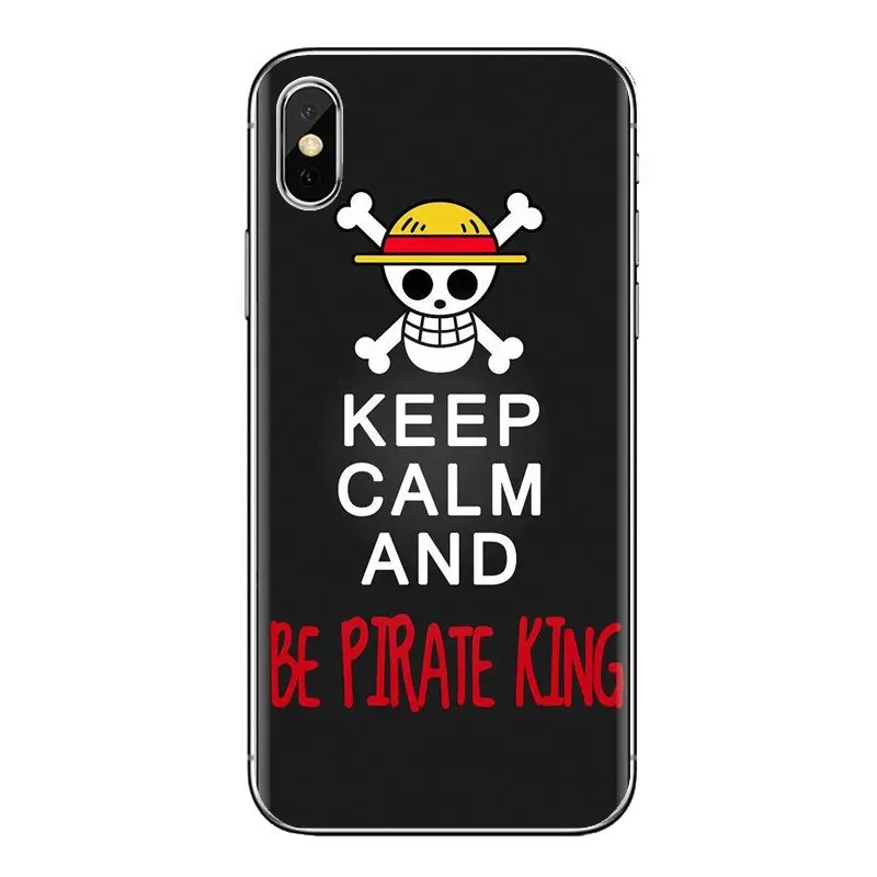 Аниме цельнокроеный нами флаг с черепом Мягкая обложка для samsung Galaxy S2 S3 S4 S5 мини S6