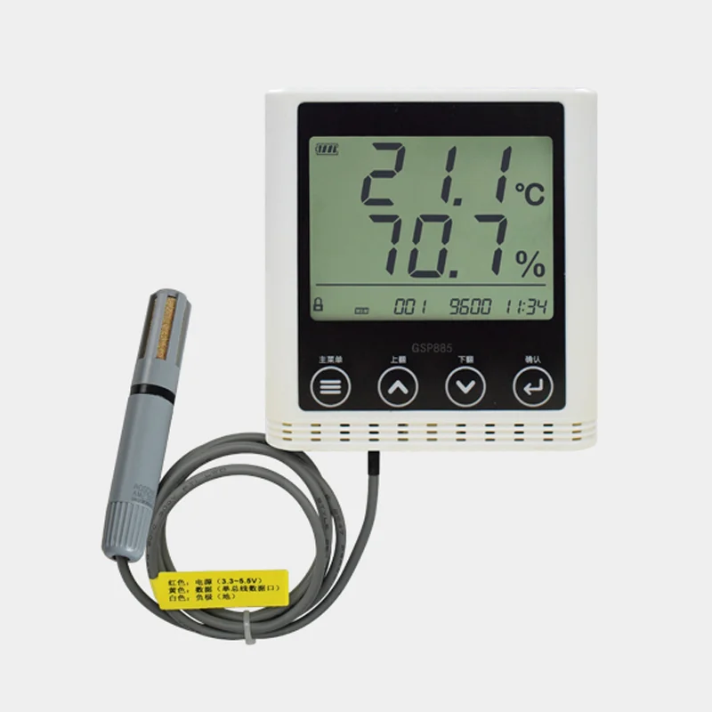 

RS485 network temperature and humidity transmitter display instrument recorder with temperature and humidity meter