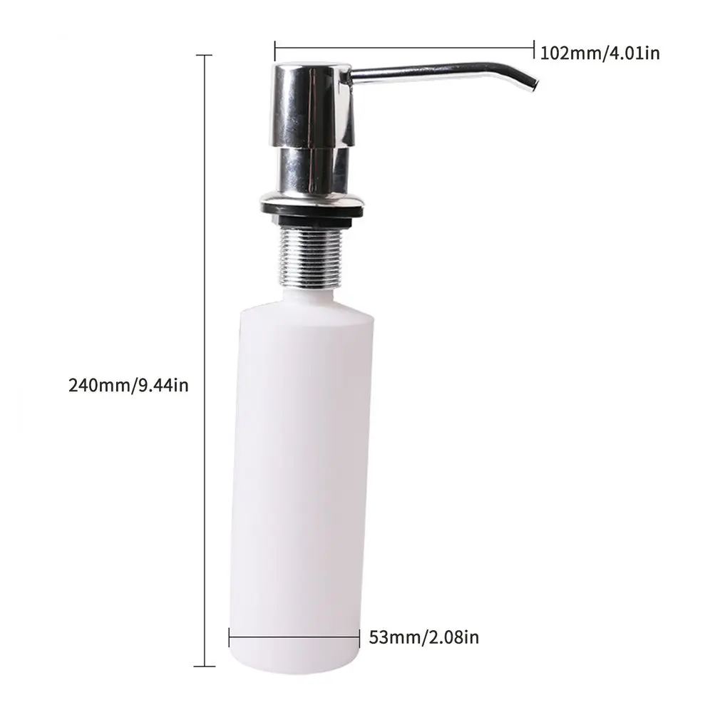 

Bathroom Faucet Sink Soap Dispenser Liquid Soap Lotion Dispenser Pump Storage Holder Bottle Kitchen Replace Bottle