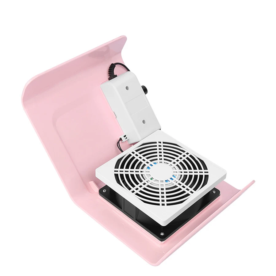 

40W Nail Dust Collector Nail Suction Fan Nail Dust Vacuum Cleaner Machine with 2 Dust Collecting Bag Salon Tools