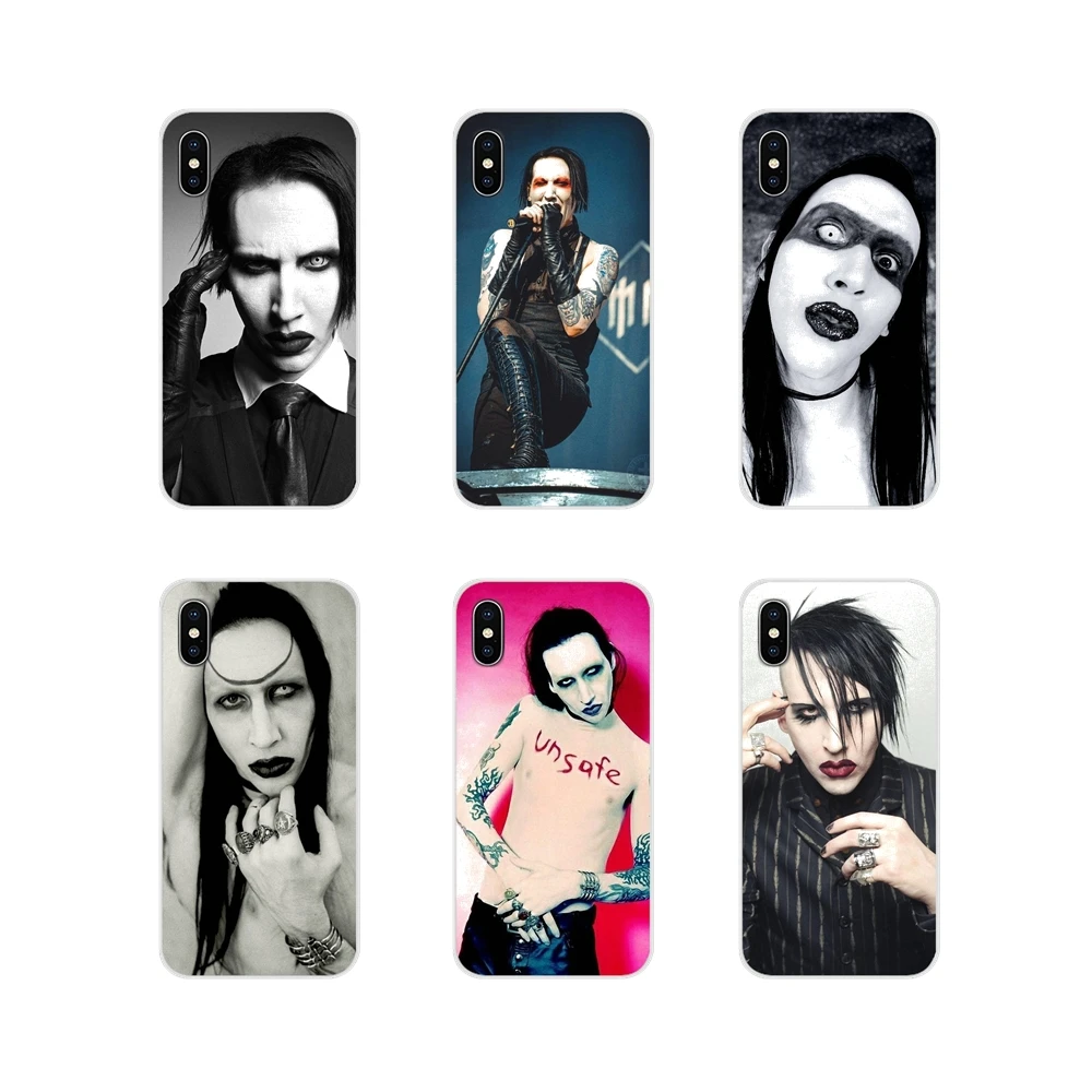 UK Marilyn Manson Brian Warner прозрачный мягкий чехол для Xiaomi Redmi Note 3 4 5 6 7 8 Pro Mi Max Mix 2 2S Pocophone