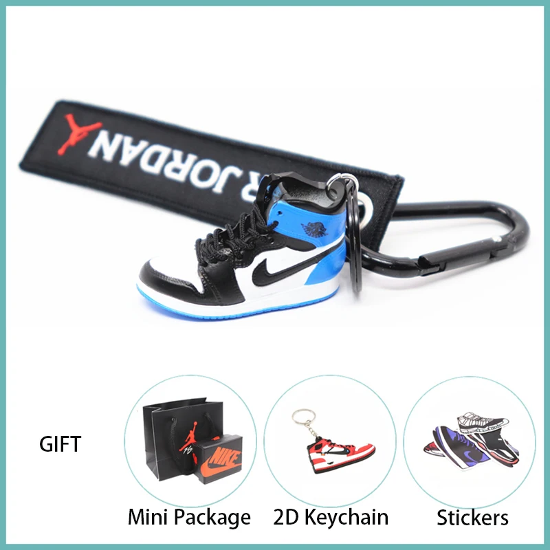 Новинка ручной работы 3D AJ Key ChaiAir Mini Jordan кроссовки модель милый брелок для ключей Баскетбольная обувь Подарочный Брелок для ключей модные украшения - Цвет: 24