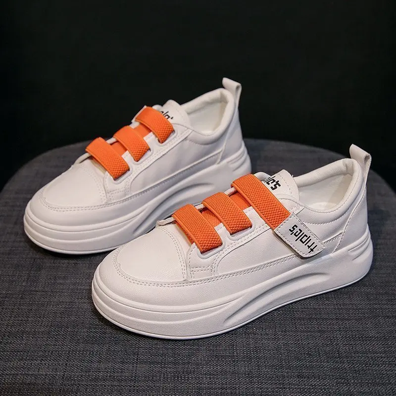 Кроссовки женские на платформе дышащие шнуровке модная удобная обувь для бега