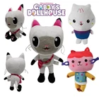 Kawaii Gabby кукольный домик плюшевые игрушки MerCat мягкие животные Кот куклы для детей подарок 2021 Новинка