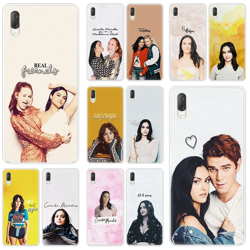 Жесткий чехол Camila Mendes Riverdale для Sony Xperia L1 L2 L3 X XA XA1 XA2 XA3 Ultra 10 Plus E5 XZ XZ1 XZ2 Compact XZ3 XZ5 2