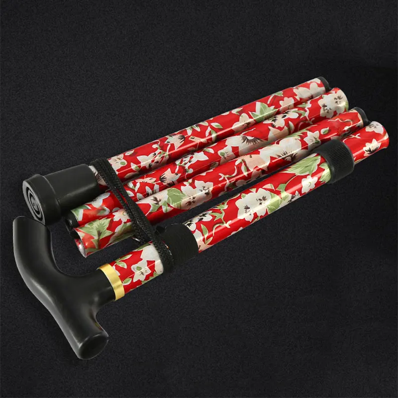 Телескопическая Трекинговая трость для дороги складная пожилых резиновый