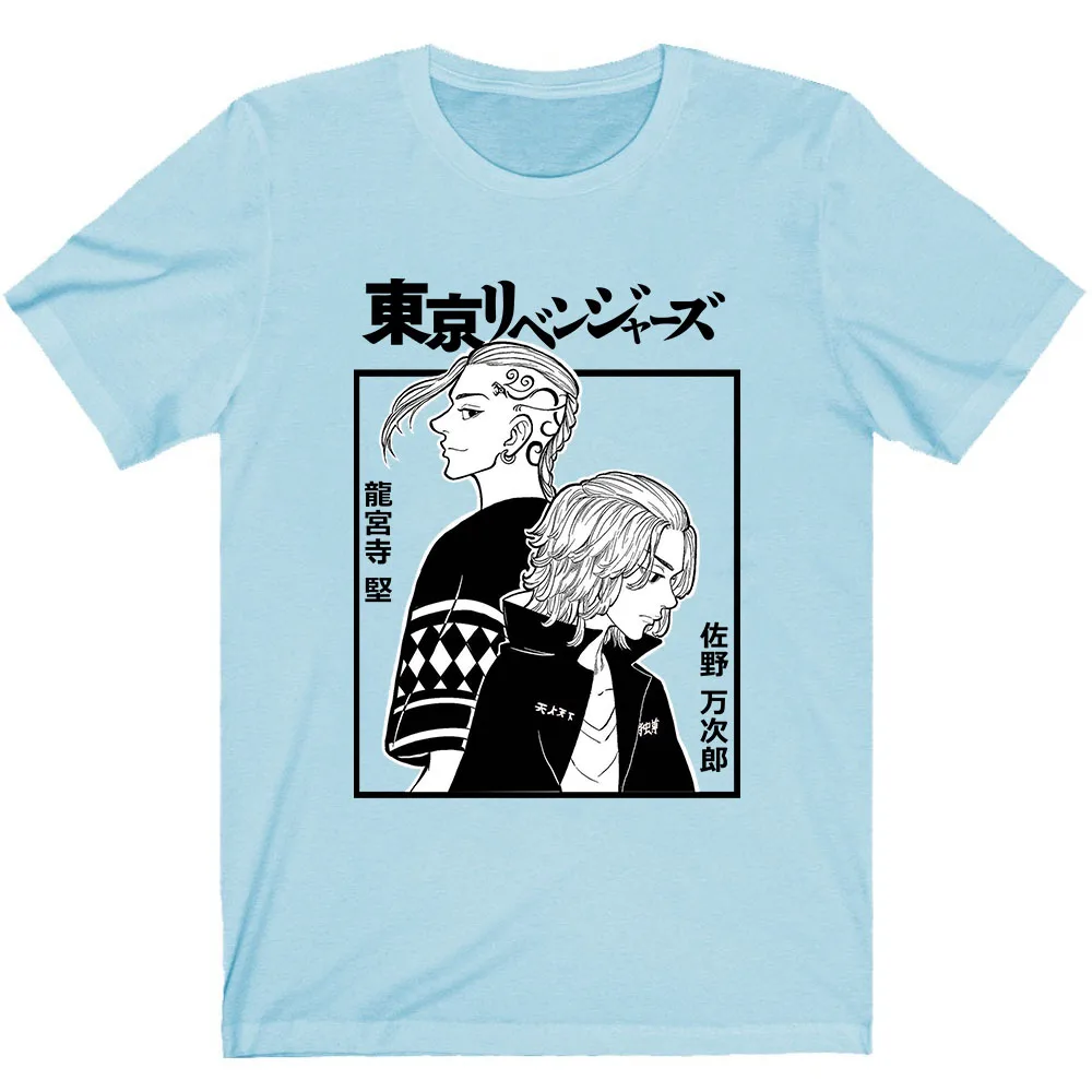 Футболка с рисунком из аниме Токийский мстители футболка Manjiro Sano Mikey Ryuguji Ken Draken
