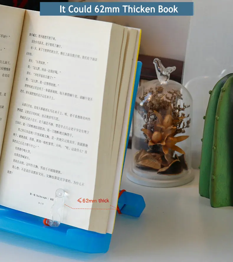 Качественный держатель для книг подставка чтения настольная регулируемая