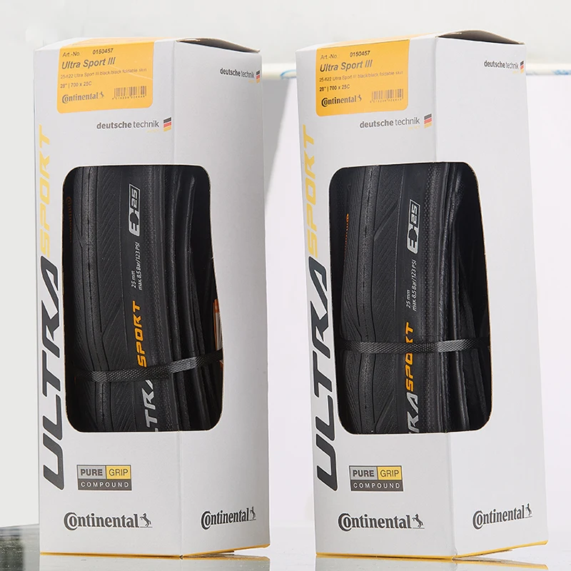 Continental Ultra Sport III складные велосипедные шины шоссейные PureGrip составные (23c 25c