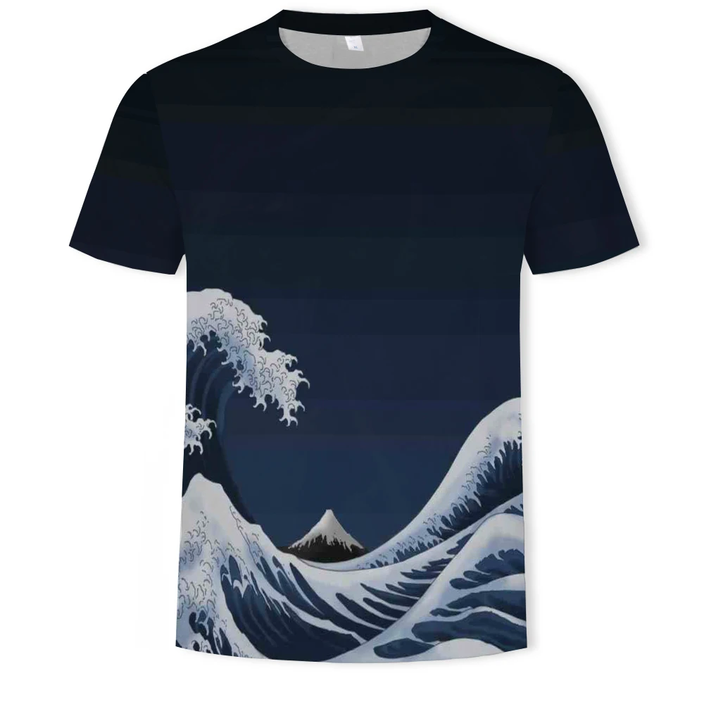 Футболка мужская и женская с круглым вырезом 3D принтом|Мужские футболки| |