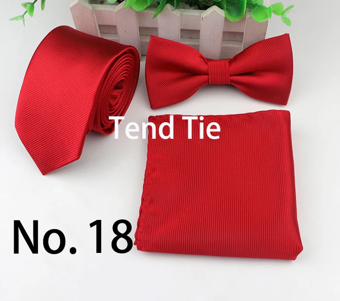 Strip Colorful Neck Tie Set For Men Slim Necktie Bowtie Handkerchief Suit Ties Cravat Butterfly Corbatas