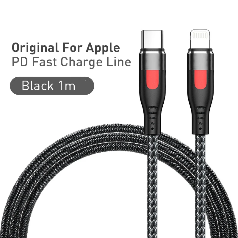 VLAMPO PD кабель для iPhone 11 Pro Max XR XS 8 Plus USB Type C быстрой зарядки телефона с разъемом iPad |
