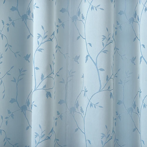Light Blue NAPEARL 1 шт. балдахин занавески с изображением флага с бусинами домашний Декор современный дизайн растения пасторальный кухня окно элегантная панель - Цвет: Light Blue